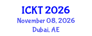 International Conference on Kidney Transplantation (ICKT) November 08, 2026 - Dubai, United Arab Emirates International Conference on Kidney Transplantation (ICKT) November 08, 2026 - Dubai, United Arab Emirates