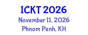 International Conference on Kidney Transplantation (ICKT) November 11, 2026 - Phnom Penh, Cambodia International Conference on Kidney Transplantation (ICKT) November 11, 2026 - Phnom Penh, Cambodia