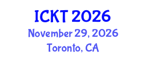 International Conference on Kidney Transplantation (ICKT) November 29, 2026 - Toronto, Canada International Conference on Kidney Transplantation (ICKT) November 29, 2026 - Toronto, Canada