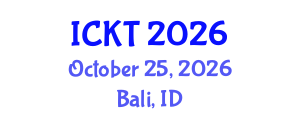 International Conference on Kidney Transplantation (ICKT) October 25, 2026 - Bali, Indonesia International Conference on Kidney Transplantation (ICKT) October 25, 2026 - Bali, Indonesia