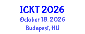 International Conference on Kidney Transplantation (ICKT) October 18, 2026 - Budapest, Hungary International Conference on Kidney Transplantation (ICKT) October 18, 2026 - Budapest, Hungary
