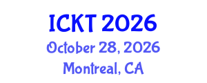 International Conference on Kidney Transplantation (ICKT) October 28, 2026 - Montreal, Canada International Conference on Kidney Transplantation (ICKT) October 28, 2026 - Montreal, Canada