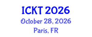 International Conference on Kidney Transplantation (ICKT) October 28, 2026 - Paris, France International Conference on Kidney Transplantation (ICKT) October 28, 2026 - Paris, France
