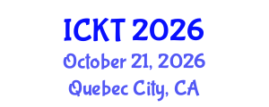 International Conference on Kidney Transplantation (ICKT) October 21, 2026 - Quebec City, Canada International Conference on Kidney Transplantation (ICKT) October 21, 2026 - Quebec City, Canada