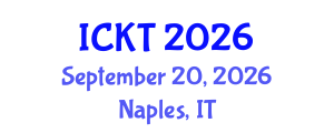 International Conference on Kidney Transplantation (ICKT) September 20, 2026 - Naples, Italy International Conference on Kidney Transplantation (ICKT) September 20, 2026 - Naples, Italy