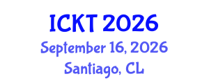 International Conference on Kidney Transplantation (ICKT) September 16, 2026 - Santiago, Chile International Conference on Kidney Transplantation (ICKT) September 16, 2026 - Santiago, Chile