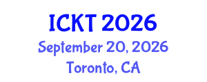 International Conference on Kidney Transplantation (ICKT) September 20, 2026 - Toronto, Canada International Conference on Kidney Transplantation (ICKT) September 20, 2026 - Toronto, Canada