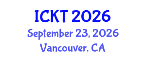 International Conference on Kidney Transplantation (ICKT) September 23, 2026 - Vancouver, Canada International Conference on Kidney Transplantation (ICKT) September 23, 2026 - Vancouver, Canada