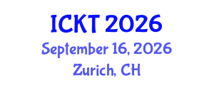 International Conference on Kidney Transplantation (ICKT) September 16, 2026 - Zurich, Switzerland International Conference on Kidney Transplantation (ICKT) September 16, 2026 - Zurich, Switzerland