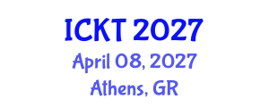 International Conference on Kidney Transplantation (ICKT) April 08, 2027 - Athens, Greece International Conference on Kidney Transplantation (ICKT) April 08, 2027 - Athens, Greece