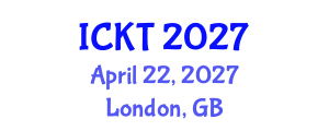 International Conference on Kidney Transplantation (ICKT) April 22, 2027 - London, United Kingdom International Conference on Kidney Transplantation (ICKT) April 22, 2027 - London, United Kingdom