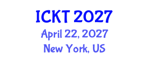 International Conference on Kidney Transplantation (ICKT) April 22, 2027 - New York, United States International Conference on Kidney Transplantation (ICKT) April 22, 2027 - New York, United States