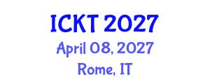 International Conference on Kidney Transplantation (ICKT) April 08, 2027 - Rome, Italy