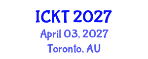 International Conference on Kidney Transplantation (ICKT) April 03, 2027 - Toronto, Australia International Conference on Kidney Transplantation (ICKT) April 03, 2027 - Toronto, Australia