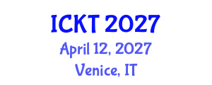 International Conference on Kidney Transplantation (ICKT) April 12, 2027 - Venice, Italy International Conference on Kidney Transplantation (ICKT) April 12, 2027 - Venice, Italy