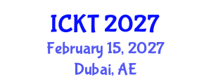 International Conference on Kidney Transplantation (ICKT) February 15, 2027 - Dubai, United Arab Emirates International Conference on Kidney Transplantation (ICKT) February 15, 2027 - Dubai, United Arab Emirates