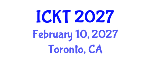International Conference on Kidney Transplantation (ICKT) February 10, 2027 - Toronto, Canada International Conference on Kidney Transplantation (ICKT) February 10, 2027 - Toronto, Canada