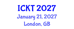 International Conference on Kidney Transplantation (ICKT) January 21, 2027 - London, United Kingdom International Conference on Kidney Transplantation (ICKT) January 21, 2027 - London, United Kingdom