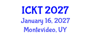 International Conference on Kidney Transplantation (ICKT) January 16, 2027 - Montevideo, Uruguay International Conference on Kidney Transplantation (ICKT) January 16, 2027 - Montevideo, Uruguay