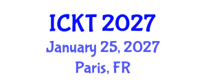 International Conference on Kidney Transplantation (ICKT) January 25, 2027 - Paris, France International Conference on Kidney Transplantation (ICKT) January 25, 2027 - Paris, France