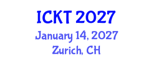 International Conference on Kidney Transplantation (ICKT) January 14, 2027 - Zurich, Switzerland International Conference on Kidney Transplantation (ICKT) January 14, 2027 - Zurich, Switzerland