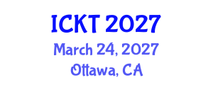 International Conference on Kidney Transplantation (ICKT) March 24, 2027 - Ottawa, Canada International Conference on Kidney Transplantation (ICKT) March 24, 2027 - Ottawa, Canada