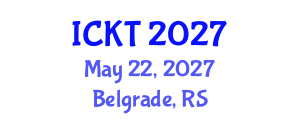International Conference on Kidney Transplantation (ICKT) May 22, 2027 - Belgrade, Serbia International Conference on Kidney Transplantation (ICKT) May 22, 2027 - Belgrade, Serbia