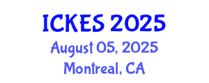 International Conference on Kinesiology and Exercise Sciences (ICKES) August 05, 2025 - Montreal, Canada