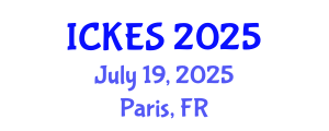 International Conference on Kinesiology and Exercise Sciences (ICKES) July 19, 2025 - Paris, France