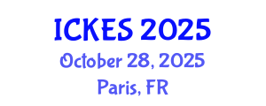 International Conference on Kinesiology and Exercise Sciences (ICKES) October 28, 2025 - Paris, France