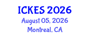 International Conference on Kinesiology and Exercise Sciences (ICKES) August 05, 2026 - Montreal, Canada