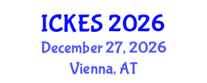 International Conference on Kinesiology and Exercise Sciences (ICKES) December 27, 2026 - Vienna, Austria International Conference on Kinesiology and Exercise Sciences (ICKES) December 27, 2026 - Vienna, Austria