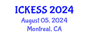 International Conference on Kinesiology, Exercise and Sport Sciences (ICKESS) August 05, 2024 - Montreal, Canada