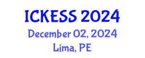 International Conference on Kinesiology, Exercise and Sport Sciences (ICKESS) December 02, 2024 - Lima, Peru