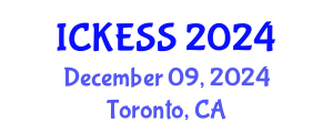 International Conference on Kinesiology, Exercise and Sport Sciences (ICKESS) December 09, 2024 - Toronto, Canada