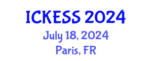 International Conference on Kinesiology, Exercise and Sport Sciences (ICKESS) July 18, 2024 - Paris, France