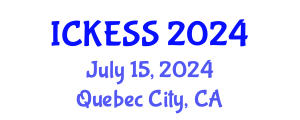 International Conference on Kinesiology, Exercise and Sport Sciences (ICKESS) July 15, 2024 - Quebec City, Canada
