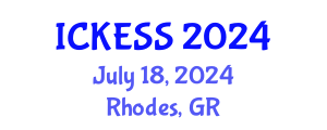 International Conference on Kinesiology, Exercise and Sport Sciences (ICKESS) July 18, 2024 - Rhodes, Greece