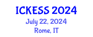 International Conference on Kinesiology, Exercise and Sport Sciences (ICKESS) July 22, 2024 - Rome, Italy