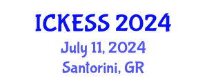 International Conference on Kinesiology, Exercise and Sport Sciences (ICKESS) July 11, 2024 - Santorini, Greece