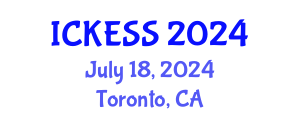 International Conference on Kinesiology, Exercise and Sport Sciences (ICKESS) July 18, 2024 - Toronto, Canada