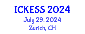 International Conference on Kinesiology, Exercise and Sport Sciences (ICKESS) July 29, 2024 - Zurich, Switzerland