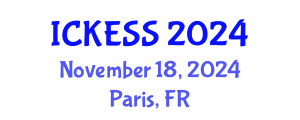 International Conference on Kinesiology, Exercise and Sport Sciences (ICKESS) November 18, 2024 - Paris, France