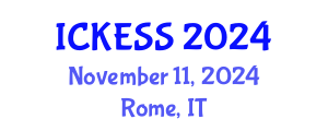 International Conference on Kinesiology, Exercise and Sport Sciences (ICKESS) November 11, 2024 - Rome, Italy