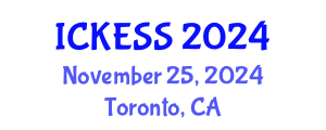 International Conference on Kinesiology, Exercise and Sport Sciences (ICKESS) November 25, 2024 - Toronto, Canada