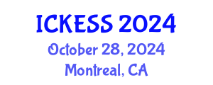 International Conference on Kinesiology, Exercise and Sport Sciences (ICKESS) October 28, 2024 - Montreal, Canada