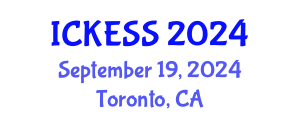 International Conference on Kinesiology, Exercise and Sport Sciences (ICKESS) September 19, 2024 - Toronto, Canada