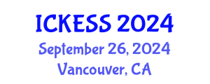 International Conference on Kinesiology, Exercise and Sport Sciences (ICKESS) September 26, 2024 - Vancouver, Canada