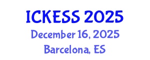 International Conference on Kinesiology, Exercise and Sport Sciences (ICKESS) December 16, 2025 - Barcelona, Spain
