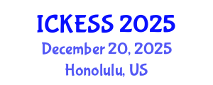 International Conference on Kinesiology, Exercise and Sport Sciences (ICKESS) December 20, 2025 - Honolulu, United States